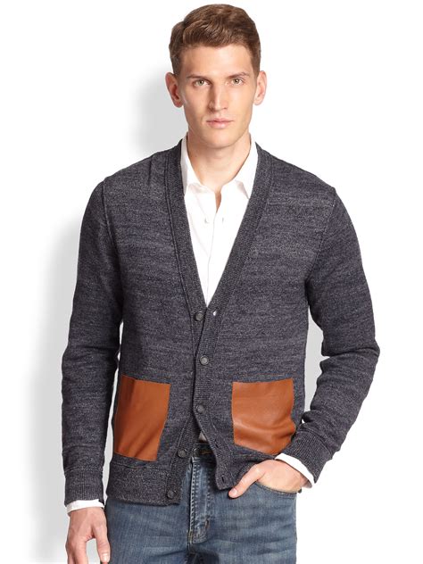 michael kors cardigan men's|Michael Kors long cardigan sweater.